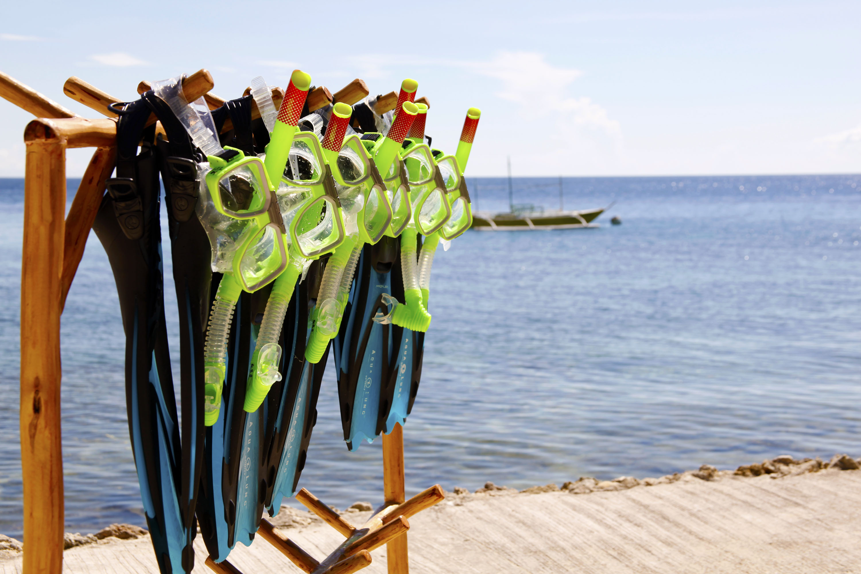 complimentary snorkeling snorkelling at Granada Beach Resort Oslob Cebu Philippines