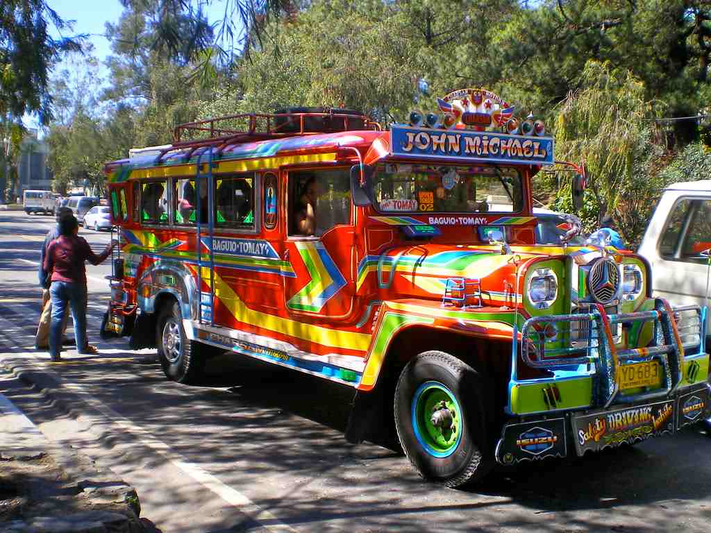 Cebu Philippines Jeepney cheap public transportation