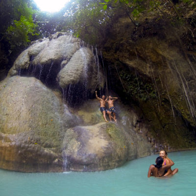 Oslob Cebu Philippines south cebu southern Cebu Island Philippines waterfall tours