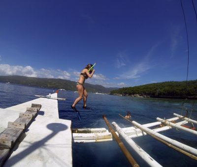 Boat trip to Sumilon Island with snorkeling and sandbar