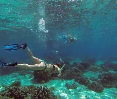 Snorkeling Sumilon Island boat day tour from Oslob, Cebu