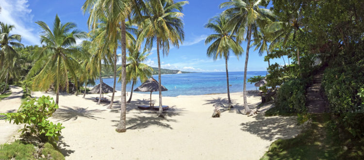 Private beach Granada Beach Resort Oslob Philippines Itinerary