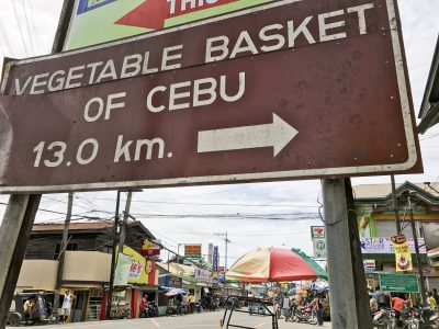 fresh fruits and vegetables on Cebu